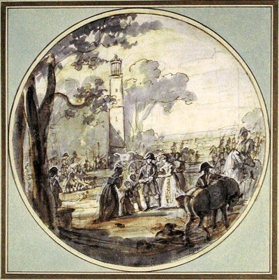 सेंट-क्लाउड में नेपोलियन I (1769-1821) द्वारा जीन चार्ल्स देवलि