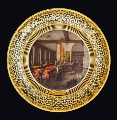 वॉल पेपर्स, c.1820-35 द्वारा जीन चार्ल्स देवलि