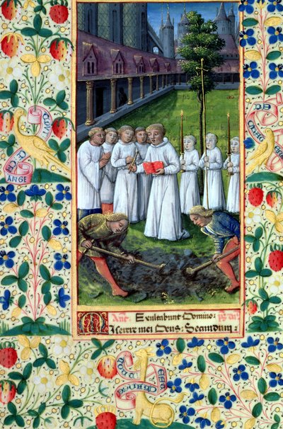 सुश्री लाट। QvI126 f.80v &39;द बुक ऑफ ऑवर्स ऑफ लुई डी&39;ओर्लियंस&39;, 1469 से द्वारा जीन कोलम्बे