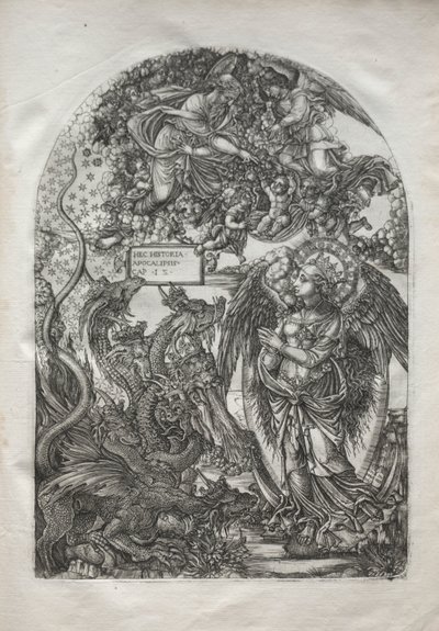 द एपोकैलिप्स: सेंट माइकल एंड द ड्रैगन, 1546-1556। द्वारा जीन ड्वेट