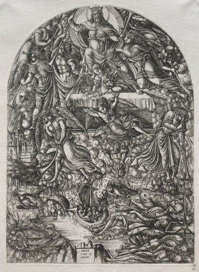 सर्वनाश: सातवीं मुहर का उद्घाटन, 1561। द्वारा जीन ड्वेट