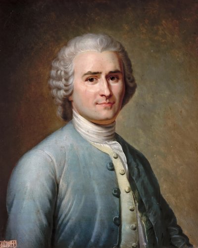 जीन-जैक्स रूसो का पोर्ट्रेट 1712-1778 द्वारा जीन एडौर्ड लैक्रैटेले