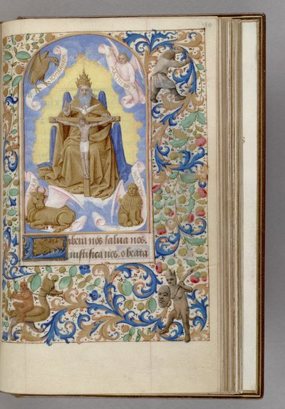 Gnadenstuhl बुक ऑफ आवर्स, 1450-1499 द्वारा जीन फौक्वेट