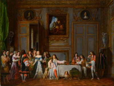 लुइस XIV, 1824 द्वारा Molière को सम्मानित किया गया। द्वारा जीन फ्रेंकोइस गार्नेरे