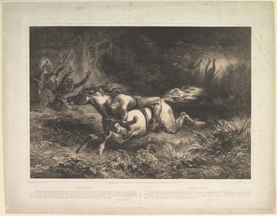 साइमन बटलर इंडियन ट्रेल्स, वॉल्यूम। II, 1852। द्वारा जीन फ्रेंकोइस बाजरा