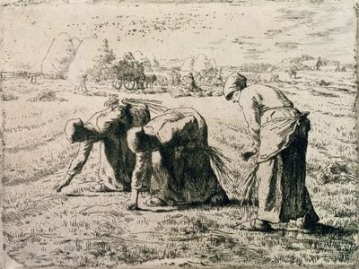 द ग्लीनर्स, 1855 द्वारा जीन फ्रेंकोइस बाजरा