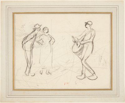 तीन आंकड़े द्वारा Jean-Francois Millet