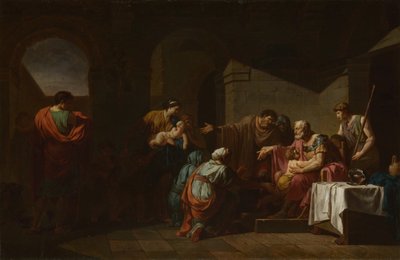 बेलिसरियस एक किसान, 1779 से आतिथ्य प्राप्त करते हैं द्वारा जीन-फ्रांकोइस पियरे पेरोन