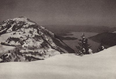Rigi im Winter (b/w photo) द्वारा जीन गैबरेल्ल