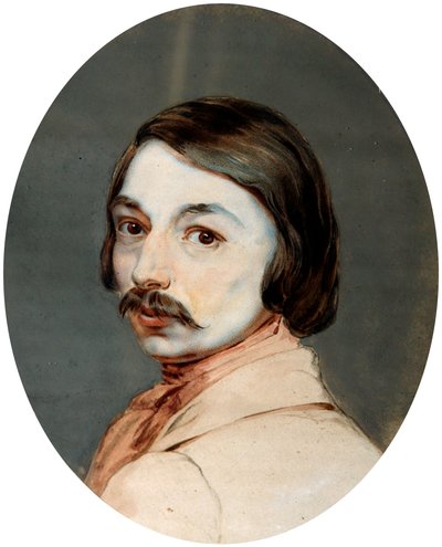 लेखक निकोलाई गोगोल का चित्र, 1809-1852, 1830 के अंत में। द्वारा जीन गेरिन