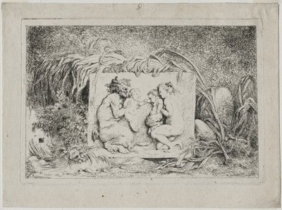 Bacchanales: द सैटियर्स फैमिली, 1763। द्वारा जीन ऑनर फ्रैगनार्ड