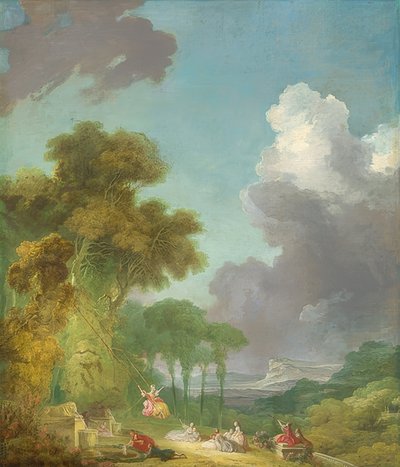 झूला। 1775-80 के आसपास द्वारा जीन ऑनर फ्रैगनार्ड