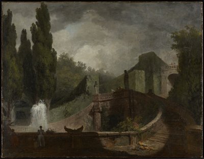 तिवोली में विला डी&39;एस्ट का ग्रैंड सीढ़ी, c.1759 द्वारा जीन ऑनर फ्रैगनार्ड