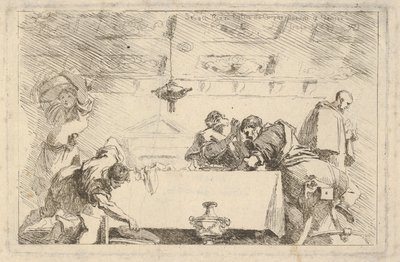 द लास्ट सपर, ca. 1761-1764। द्वारा जीन ऑनर फ्रैगनार्ड