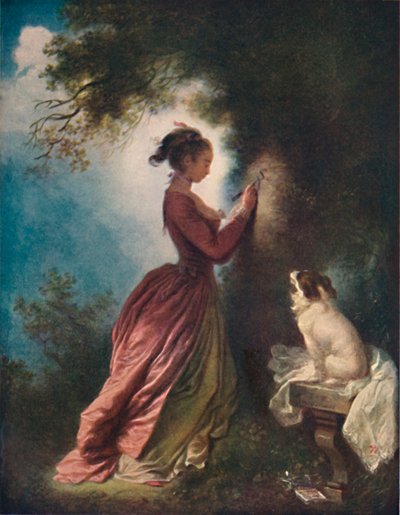स्मारिका द लव नंबर, c1775-80, 1911 द्वारा Jean Honore Fragonard