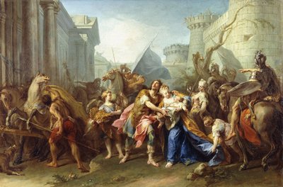 हेक्टर टेकिंग लीव ऑफ एंड्रोमचे, 1727 द्वारा जीन II विश्राम