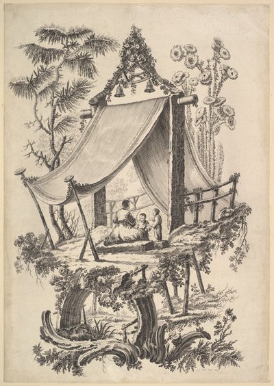 ट्रीहाउस, 1773। द्वारा जीन जैक्स Avril