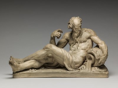 नदी भगवान, 1755 (टेराकोटा) द्वारा Jean Jacques Caffieri
