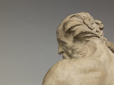 नदी भगवान, 1755 (टेराकोटा) द्वारा Jean Jacques Caffieri