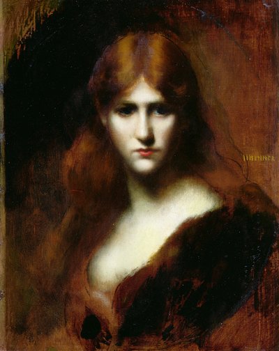एक महिला का चित्रण द्वारा Jean Jacques Henner
