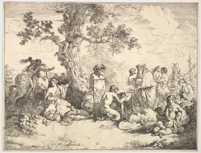 पान के लिए बलिदान, 1762-63। द्वारा जीन जैक्स लैग्रेनी