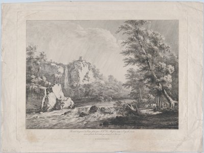 बर्च ट्री एक तूफान, 1809 से उखड़ा हुआ। द्वारा जीन जैक्स डी बोइसियू