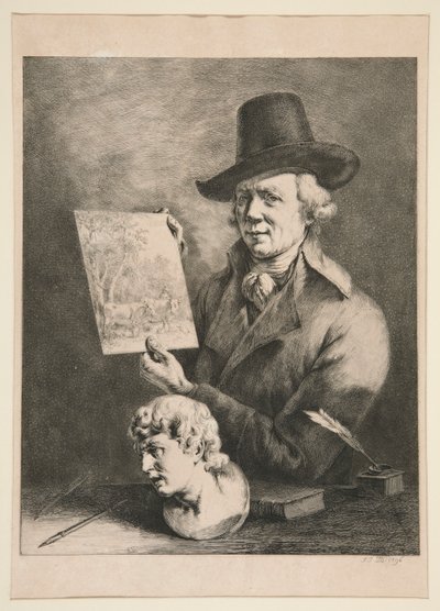 आत्म चित्र द्वारा Jean-Jacques de Boissieu