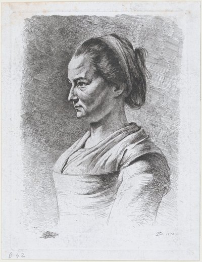 बच्चों की नर्स जोसेफिन, 1770। द्वारा जीन जैक्स डी बोइसियू