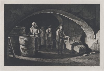 द कूपर्स, 19वीं सदी के अंत में 1790 मूल का पुनरुत्पादन। द्वारा जीन जैक्स डी बोइसियू