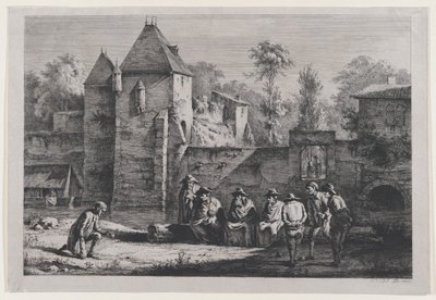 वैस का पुराना गेट, लियोन, 1803। द्वारा जीन जैक्स डी बोइसियू