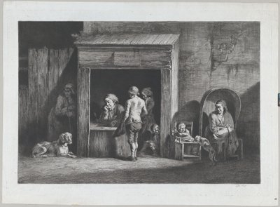 द पब्लिक स्क्रिप्वेनर, 1790। द्वारा जीन जैक्स डी बोइसियू