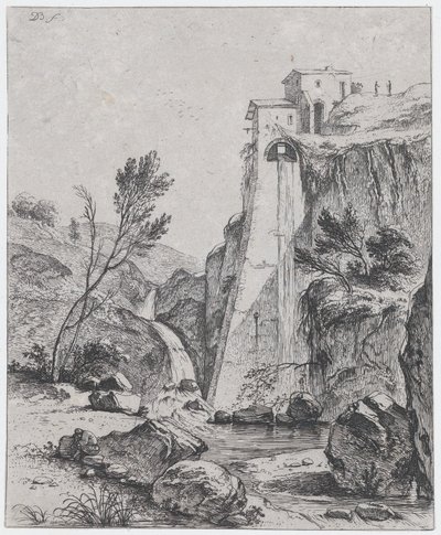 ब्रीनबर्ग के बाद झरना, 1764। द्वारा जीन जैक्स डी बोइसियू