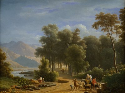 लैंडस्केप, 1808 द्वारा जीन जोसेफ जेवियर बिडुलड