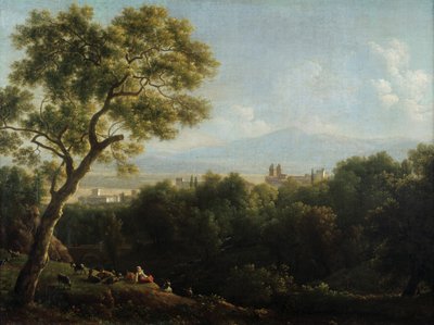 फ्रस्साती का दृश्य, 1820 द्वारा जीन जोसेफ जेवियर बिडुलड