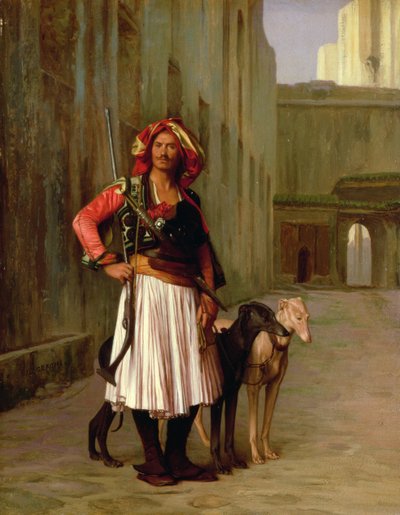 काहिरा का अर्नौट, 1871 द्वारा Jean Leon Gerome