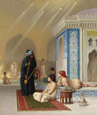 एक हरेम में पूल द्वारा Jean Leon Gerome
