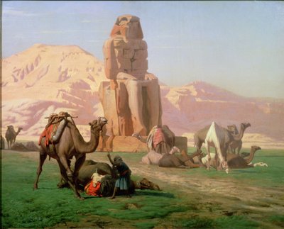 द कोलोसस ऑफ़ मेमन, 1857 द्वारा जीन लियोन गेरोम
