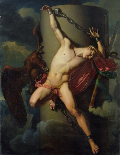 प्रोमेथियस का अत्याचार, 1819 द्वारा Jean Louis Cesar Lair