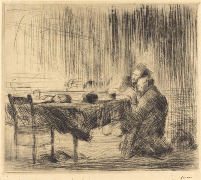 दर्शन के बाद (दूसरी थाली) द्वारा Jean Louis Forain