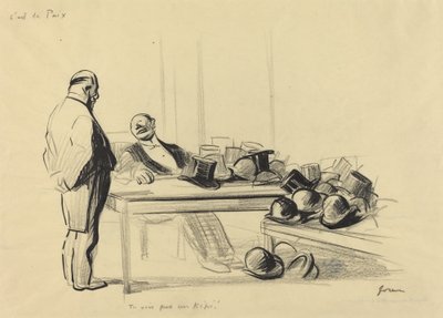 यह शांति है। क्या आप केपी नहीं देख सकते!, सी। 1919. द्वारा जीन लुइस फोरैन