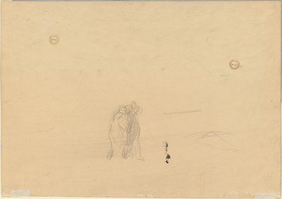 परिदृश्य में आकृतियाँ (पीछे) द्वारा Jean-Louis Forain