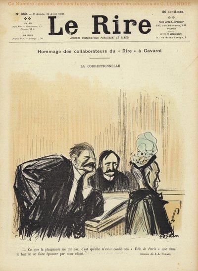 हंसी के लिए चित्रण द्वारा Jean-Louis Forain