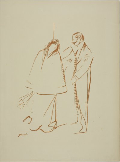 क्लॉकरूम में द्वारा Jean-Louis Forain