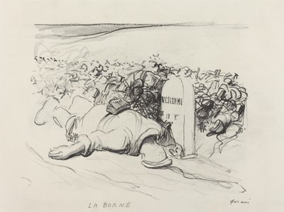 ला बोर्न, वर्दुन, सी। 1916. द्वारा जीन लुइस फोरैन