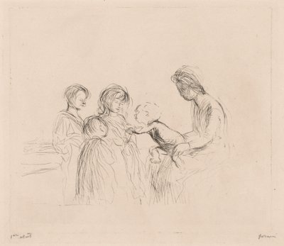 मैडोना और बच्चे द्वारा Jean-Louis Forain