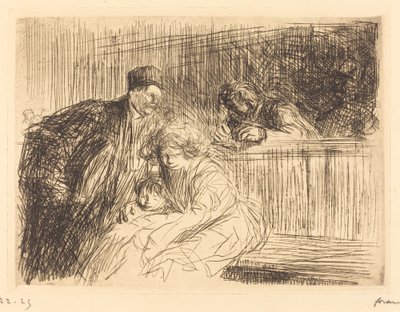वकील कैदी से बात कर रहा है (दूसरी प्लेट) द्वारा Jean Louis Forain