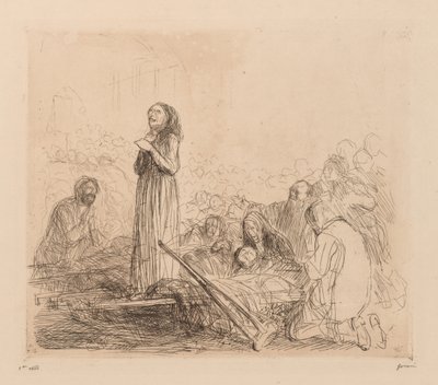 लूर्डेस में चमत्कार द्वारा Jean-Louis Forain