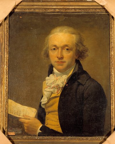जोसेफ डेलाउने का पोर्ट्रेट (1746 - 1794) नेशनल असेंबली और कन्वेंशन का सदस्य था। जीन लुई लैनुविल द्वारा चित्रकारी (1748-1826) द्वारा जीन लुइस लेनुविले