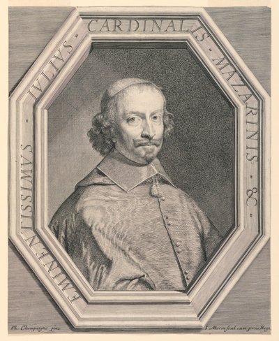 कार्डिनल माज़रीन का चित्र द्वारा Jean Morin