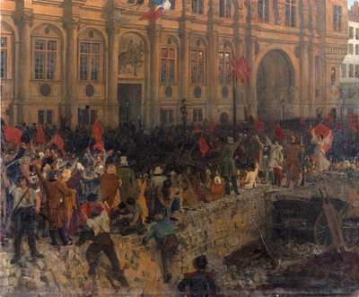 24 फरवरी, 1848 को गणतंत्र की उद्घोषणा, सी। 1902. द्वारा जीन पॉल लॉरेंस